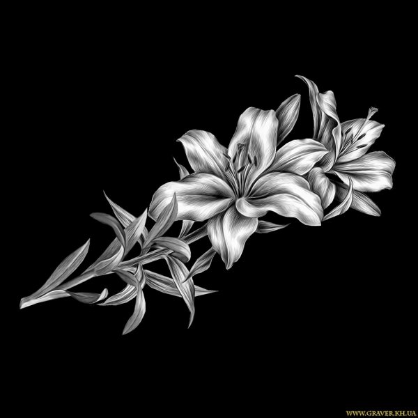 Цветы для гравировки