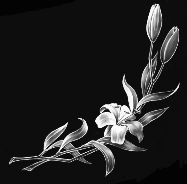 Цветы для гравировки