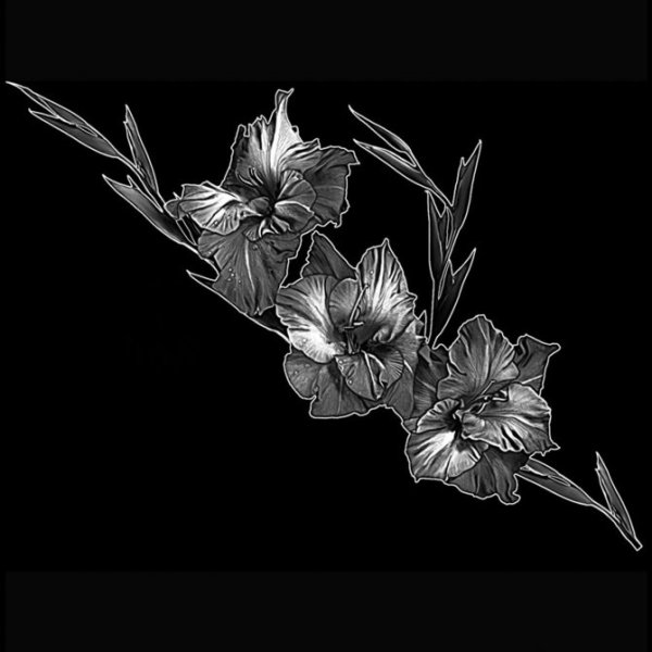 Цветы для гравировки