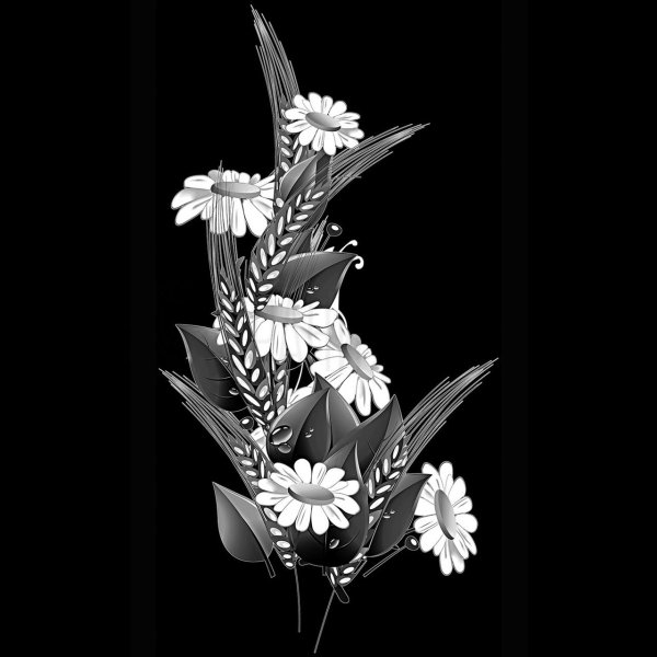 Полевые цветы на памятник