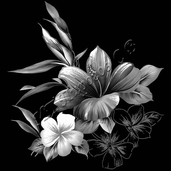 Цветы для гравировки