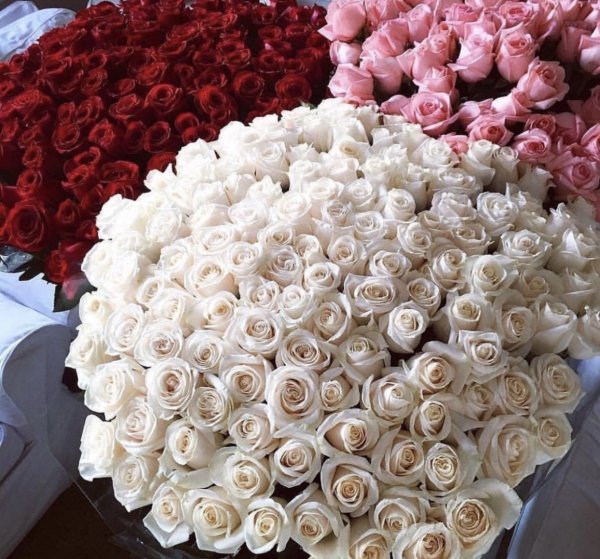 Букет разных цветов