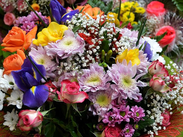 Шикарный букет цветов