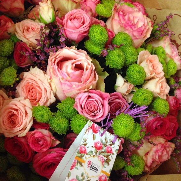 Огромный букет