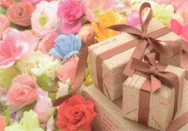 Букет фон для открытки