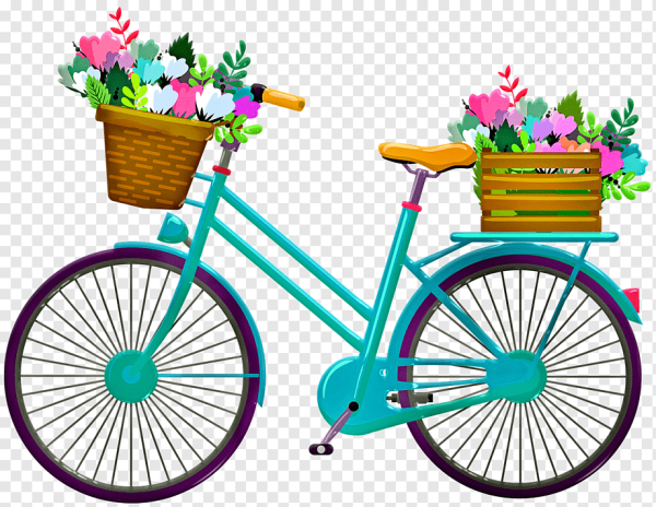 Велосипед с корзинкой