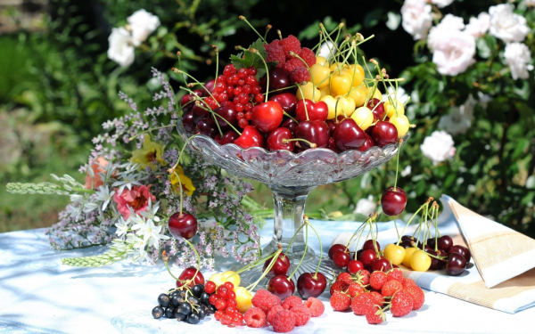 Лето ягоды цветы