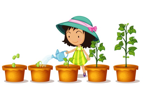 Садовник анимация