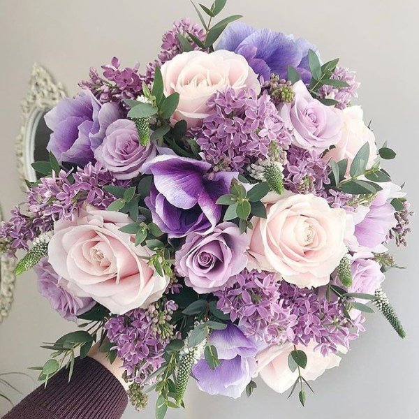 Фиолетовый букет
