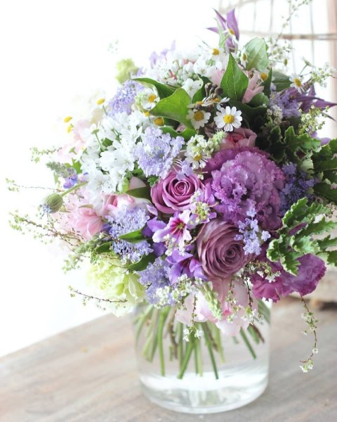 Фиолетовые розы букет