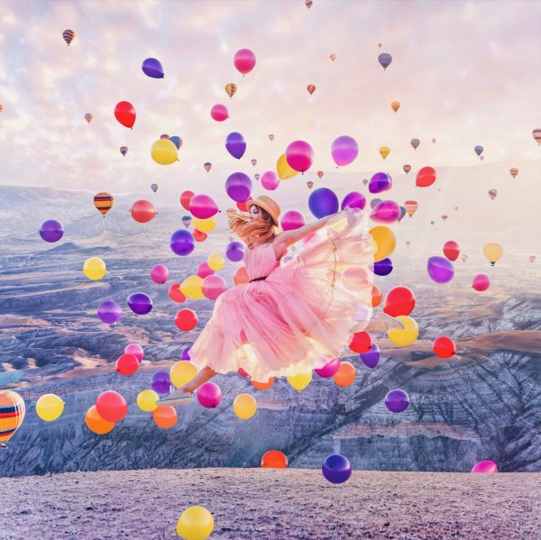 Фон небо цветочки