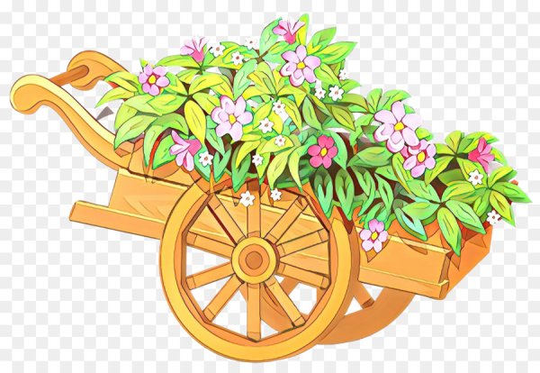 Клумба с цветами вектор