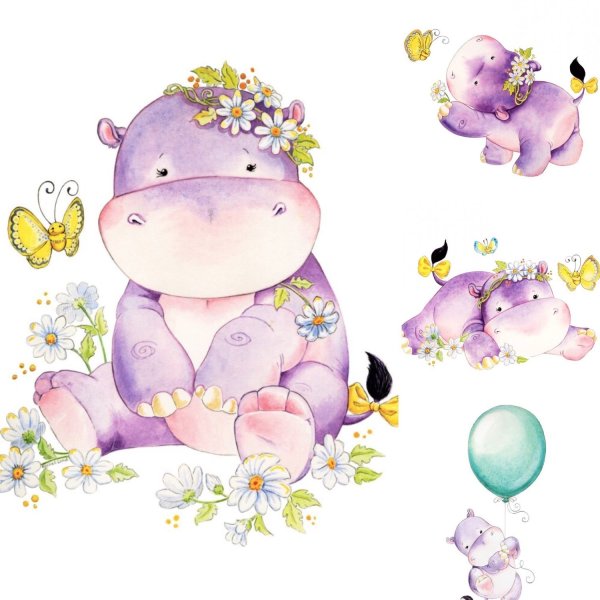 Бегемотик с крыльями