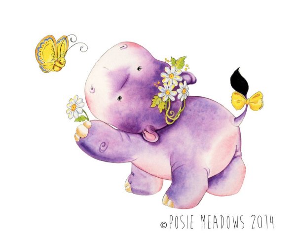 Довольный Бегемотик