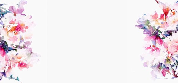 Фон для визитки с цветами