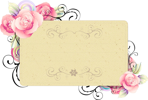 Красивая табличка для надписи