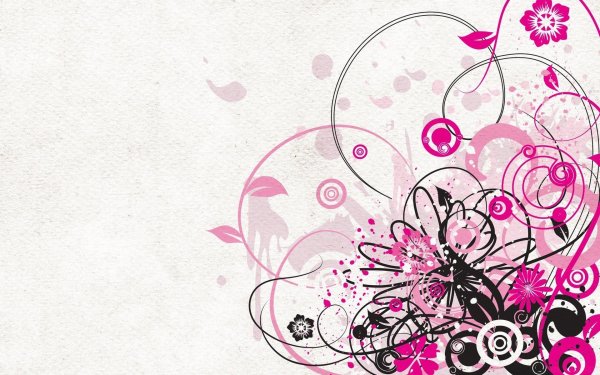 Цветочный фон для визитки