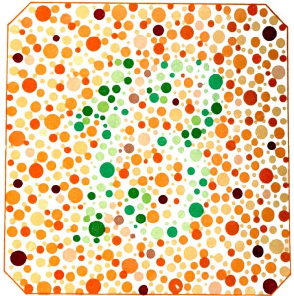 Протанопия на таблицах Рабкина