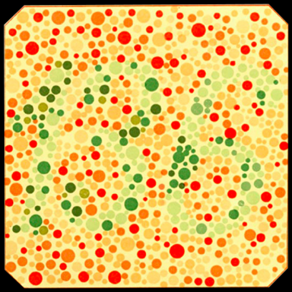 Таблицы для определения цветоощущения