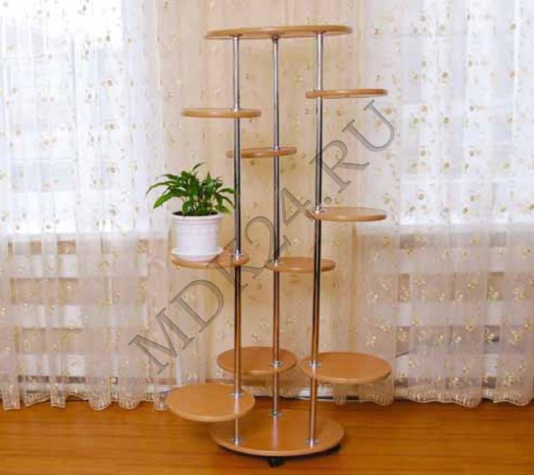 Цветочная полка напольная