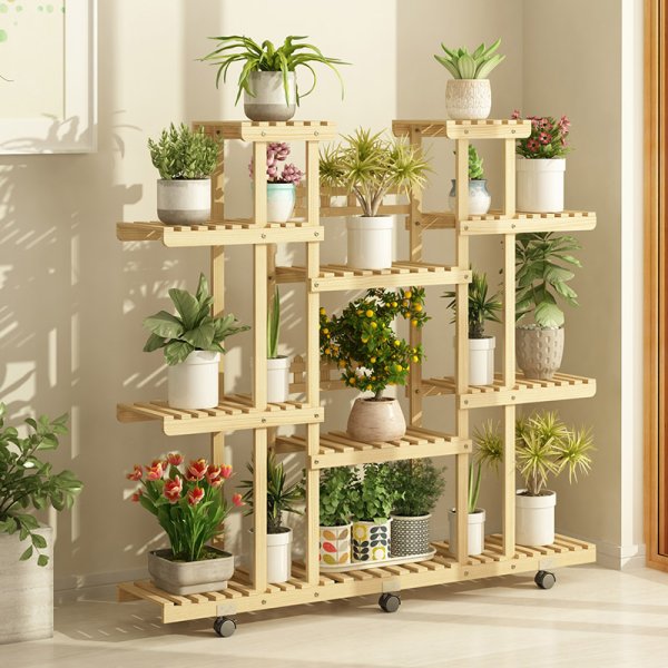 Красивые стеллажи для цветов