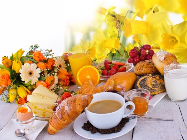 Осеннее утро завтрак