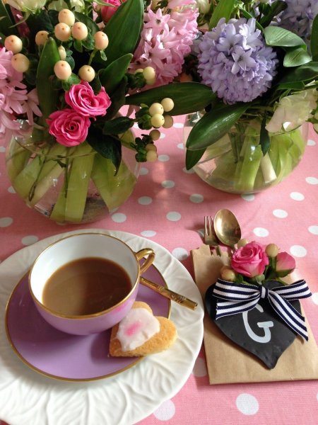 Завтрак с цветами