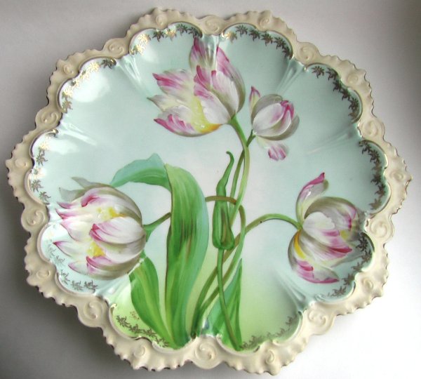 Живопись на фарфоре цветы