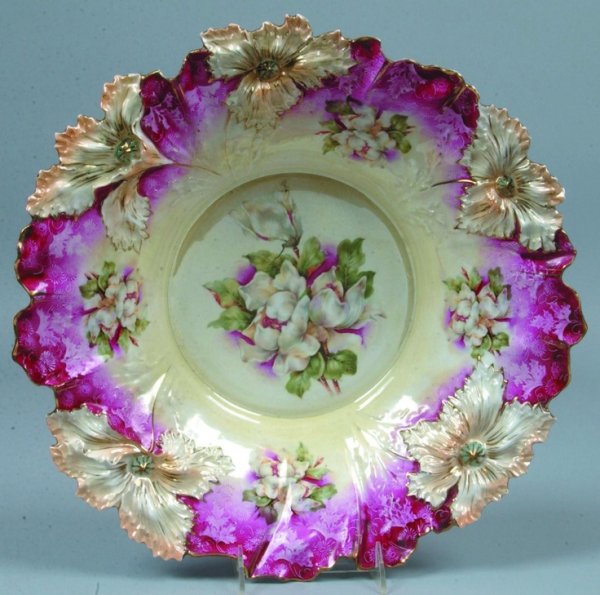 Расписанные тарелки круглые