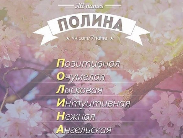 Футболка с надписью Полина