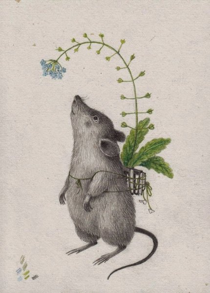 Стилизованная крыса