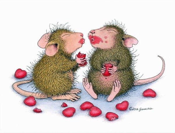 сМЫШЬные Новогодние открытки к 2020 году Мыши (Крысы) - скачать бесплатно