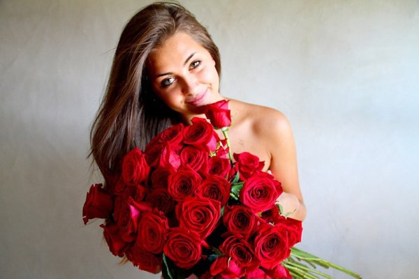 Ретро актриса цветы