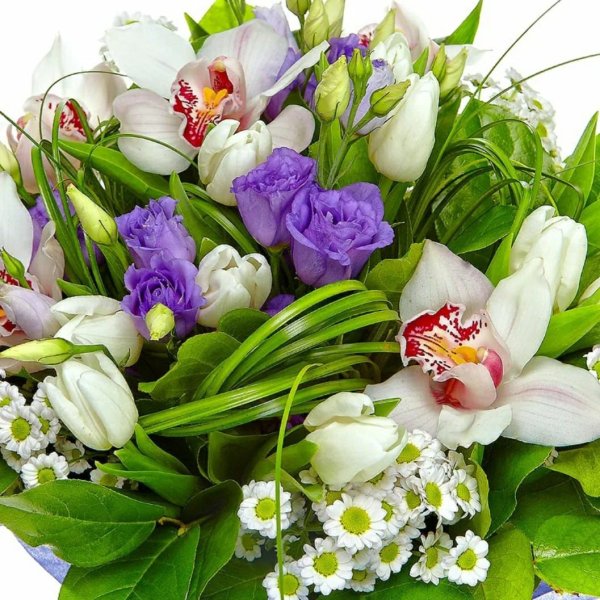 Нежный букет на день рождения