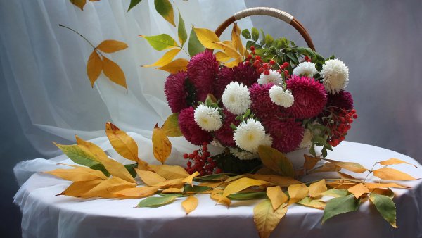 Осенний букет цветов