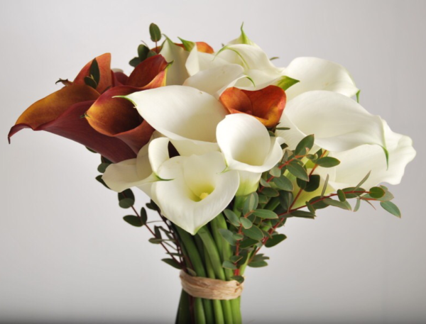 Букет "каллы и Краспедия"