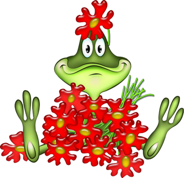 Лягушка с восьмым марта