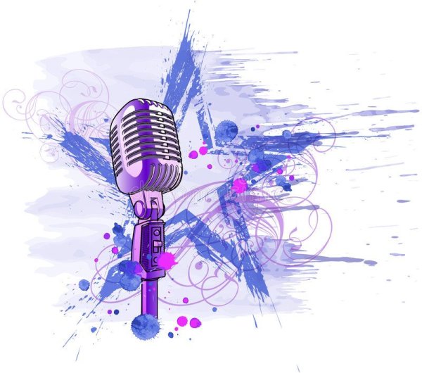 Микрофон красивый