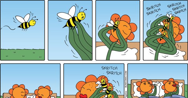 Комикс про цветы