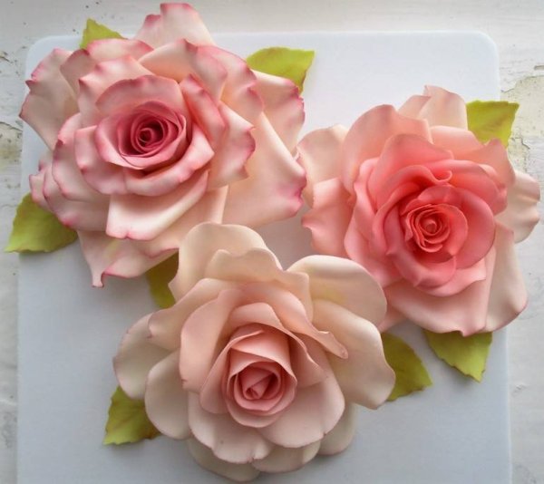 Торт с цветами