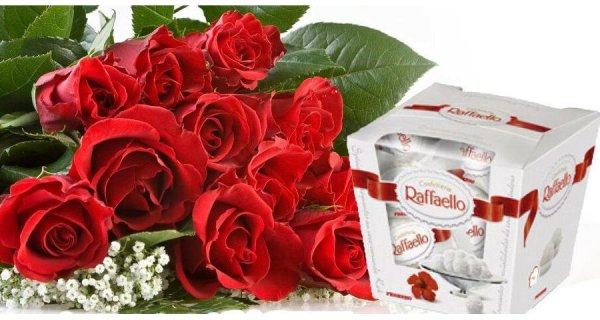 Рафаэлло конфеты цветок