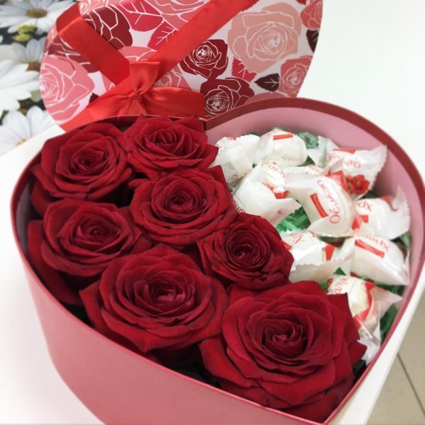 Букет в коробочке