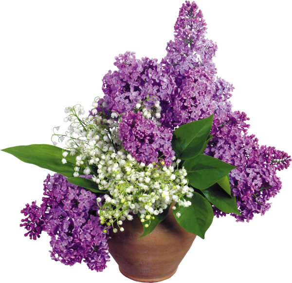 Сирень и Ландыши букет