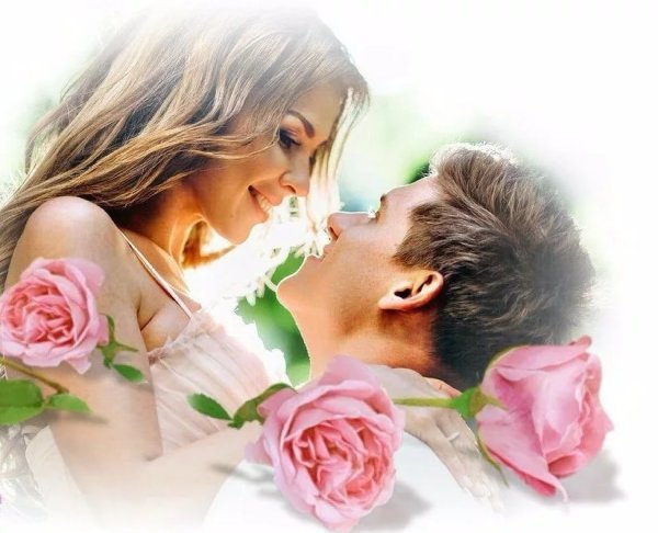 Роза в руке