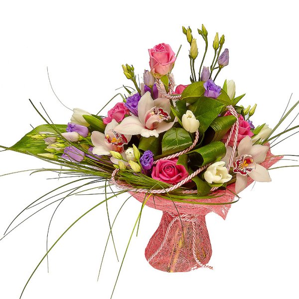 Оригинальный букет цветов