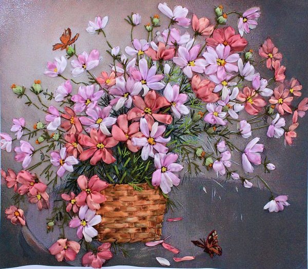 Хелен Дафтер Вышиваем цветы шелковыми лентами