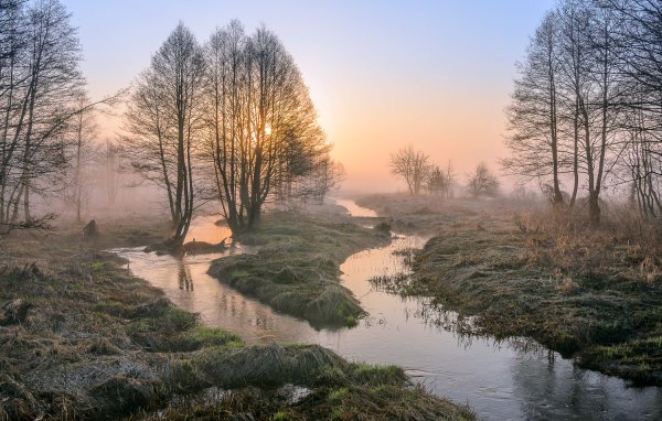Весенние пейзажи России