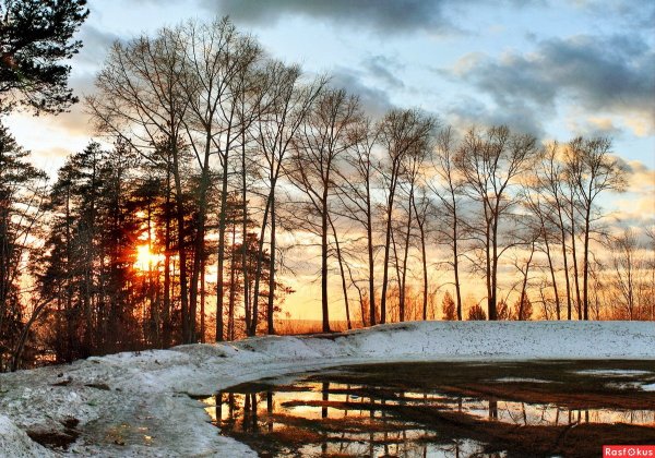 Весна природа деревня