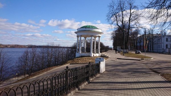 Ярославль набережная Волги стрелка