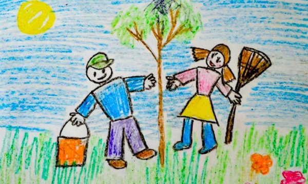 Рисунок парка